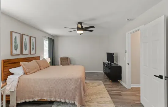 Master Bedroom With Smart TV