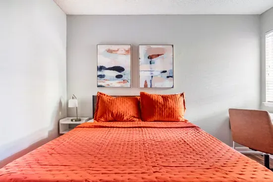 Our queen sized memory foam beds are comfortable and relaxing
