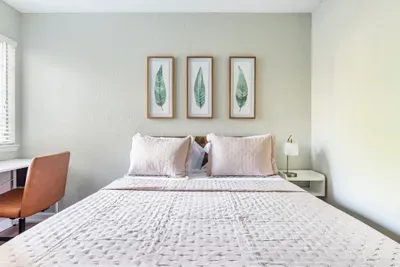 Comfortable beds and TV in every bedroom