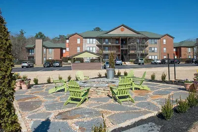 Gather around the fire pit for conversation