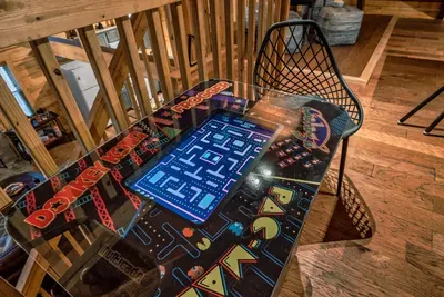 Enjoy the Multicade arcade table.