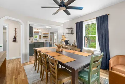 Bright and spacious dining area — perfect for shared meals and gatherings.