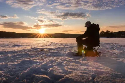 Many folks enjoy ice fishing on Chocorua Lake. When you drive by you will see all of the ice Shanty's. Chocorua lake is just a few minutes from the home.