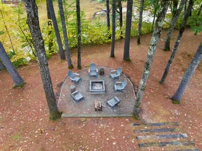 Enjoy our winter-ready backyard featuring a fire pit, BBQ grill, and Adirondack seating—perfect for roasting s’mores, grilling after a ski day, and relaxing under the pines—a peaceful private hangout spot for families, couples, and winter travelers.