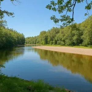 Peaceful waters and lush greenery—your nature escape awaits.