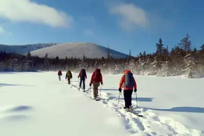 Endless snow shoe trails near the home make getting outside in the winter fun! Snow shoe at King Pine or venture up to Great Glen Trails for an unforgettable winter experience.
