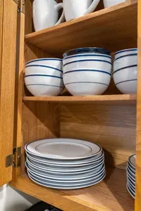 Guest-ready dinnerware set for effortless dining.