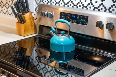 Modern kitchen with all the essentials.