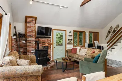 Inviting, light-filled gathering space.