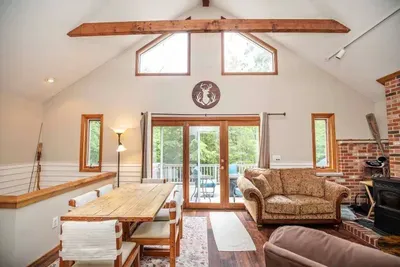 Open, airy space perfect for gathering.