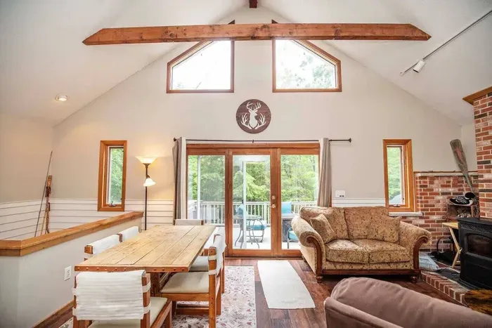 Open, airy space perfect for gathering.