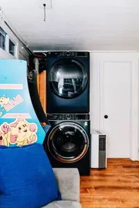 Laundry area that you can use for extended stays!