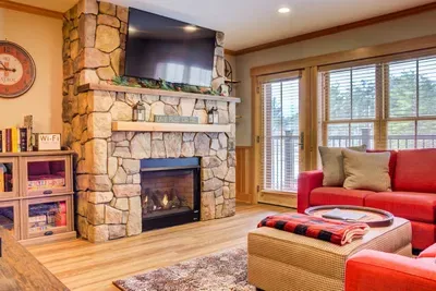 Sit by the fire after a day of skiing