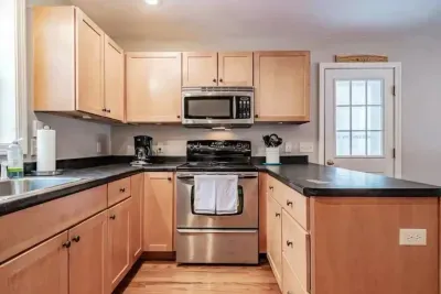 Full kitchen where your can prepare your meals