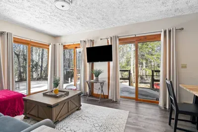 Comfortable living room with TV