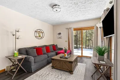 Comfy living room with TV