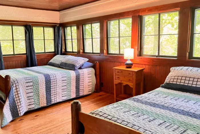 2 Full size beds with handmade frames