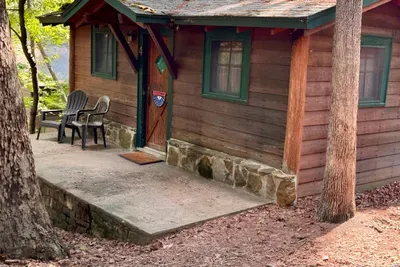 Front porch with seating area
