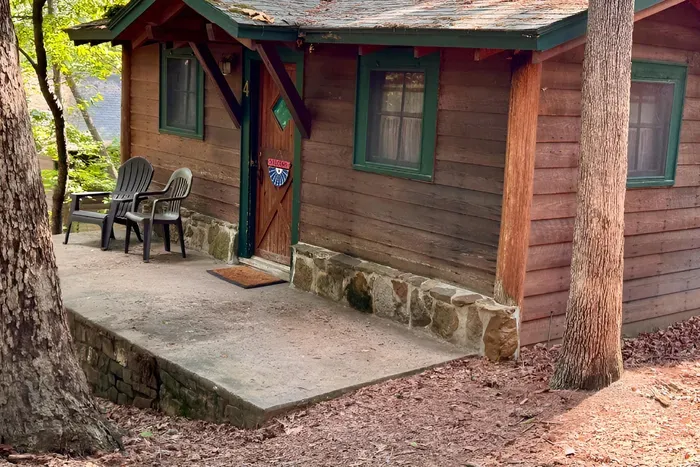 Front porch with seating area