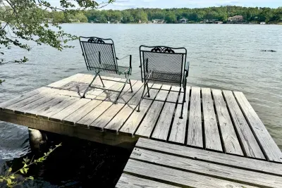 Swimming deck