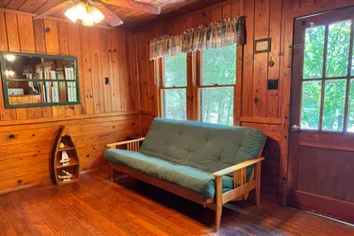 Futon = extra sleeping options