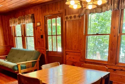 Dining table makes a perfect game table too!