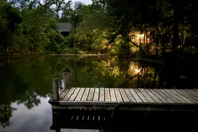 Night view from the docks