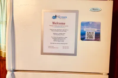 Welcome letter + WiFi login information