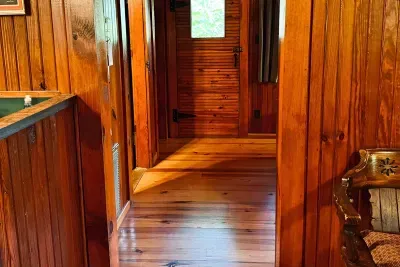 Back door to private balcony