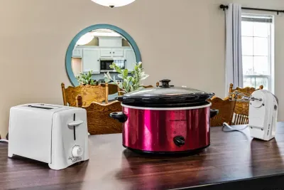 We have a well-stocked kitchen! I'm sure your friends and family will enjoy the feast you cook up for them!