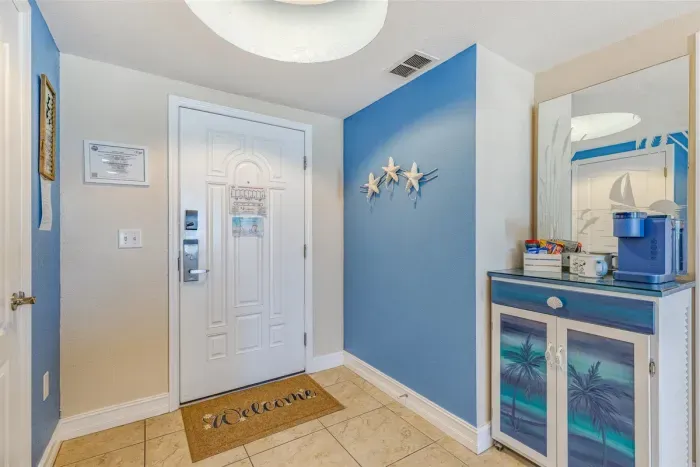 Entrance and Coffee Station