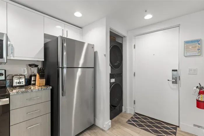 Kitchen - stackable washer/dryer