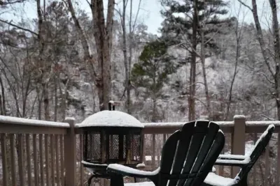 Smaller firepit Cabin 1