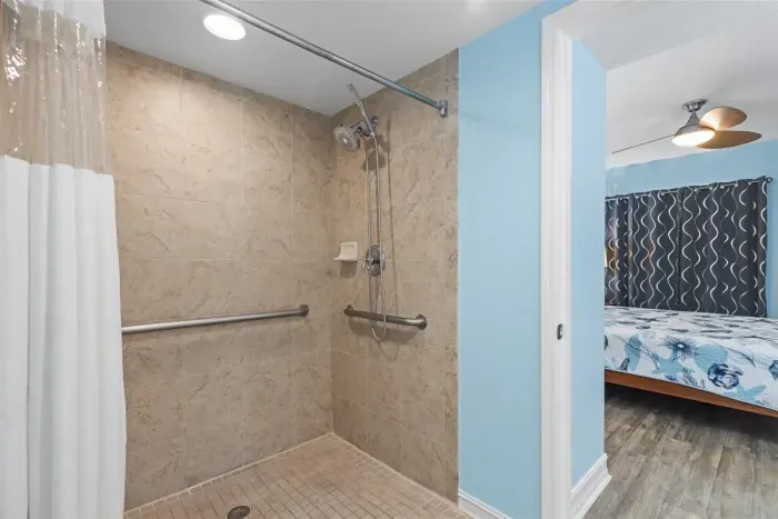 ADA friendly shower