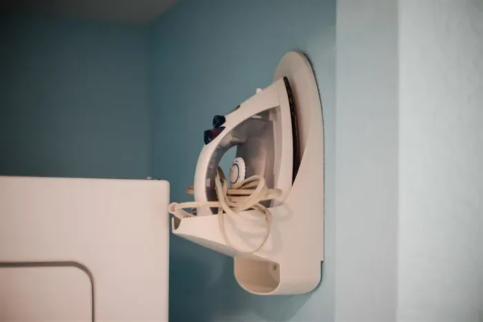 iron and ironing board