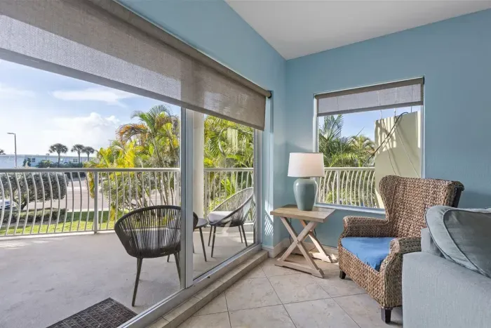 living room view to the balcony