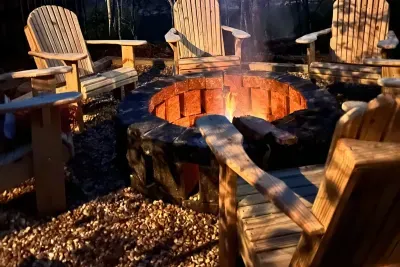 Relaxing evening fire!