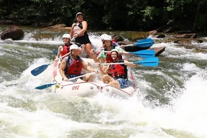 White water rafting Macaysville 