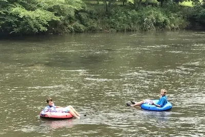 Float down the river right to the backyard