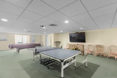 Ping Pong in the family room area