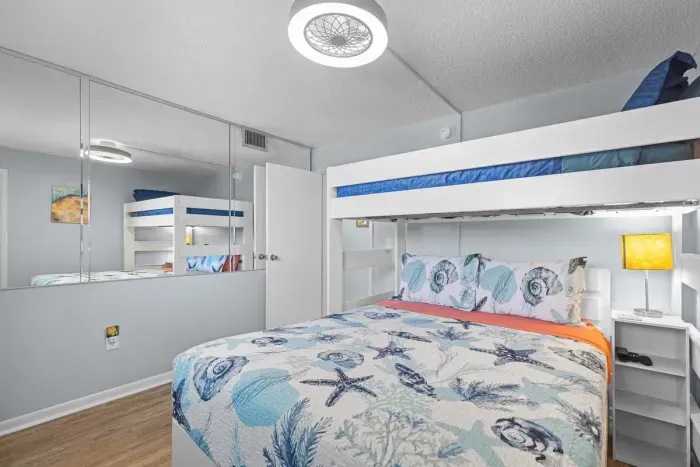 Guest Room with Twin over Queen bunks