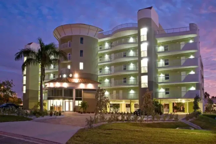 Exterior of Crystal Palms Resort