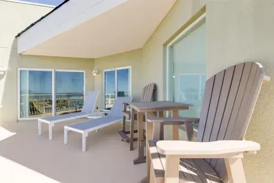 Balcony lounge area