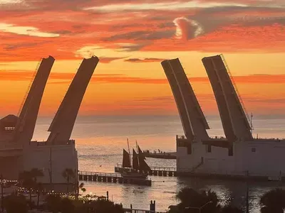 Treasure Island bridge Moce Debe