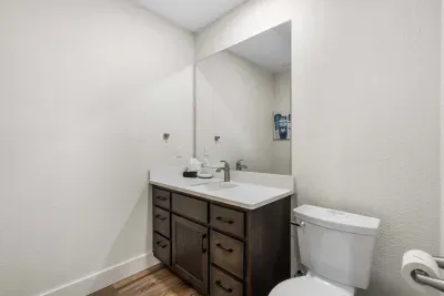Half bath in basement 