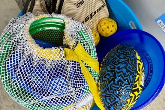 Grab the pickleball sets and beach toys on your way out — everything you need for a spontaneous game is already packed and ready.