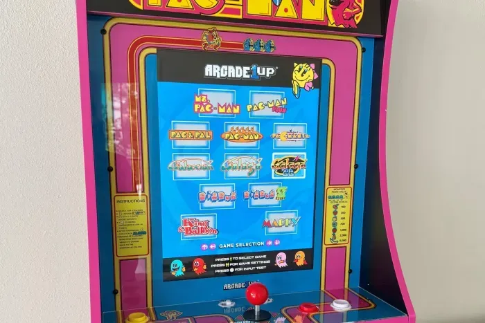 Take a trip back to the 80’s with a mini Ms. Pac-Man in the gameroom.