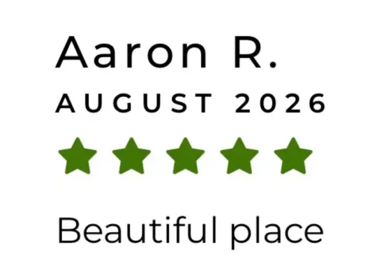 Some reviews take paragraphs. Aaron needed just five stars and one word — beautiful.