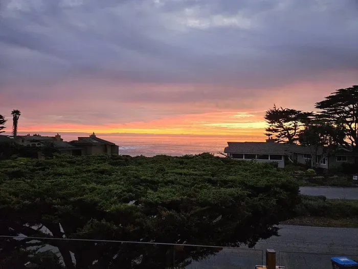Ocean View At Sunset