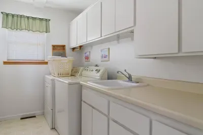Downstairs laundry